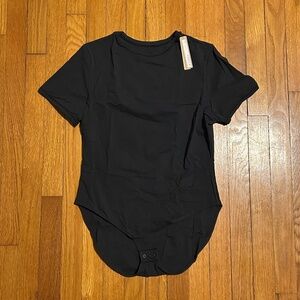 SKIMS Fits Everybody T Shirt Bodysuit Onyx Women’s 2X NWT